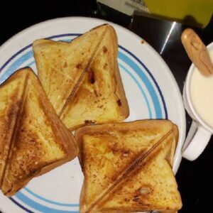Toasted Bread With Tea
