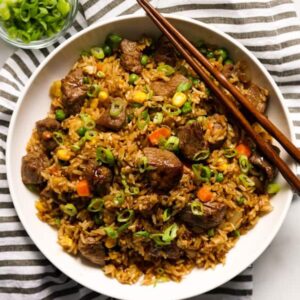 Sunday Fried Rice, Peppered Chicken & Salad